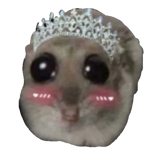👸 Стикер «Хомяцек» для Telegram