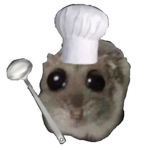 👩‍🍳 Стикер «Хомяцек» для Telegram