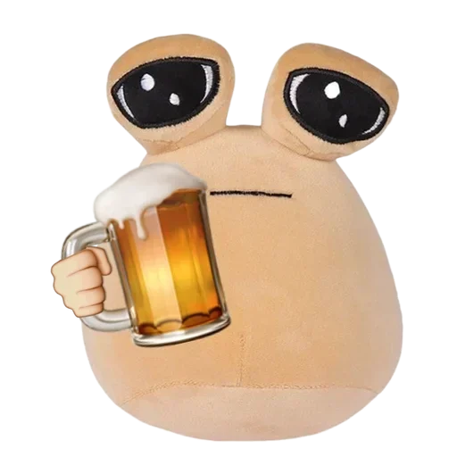 😈 Стикер «Sad Pou» для Telegram