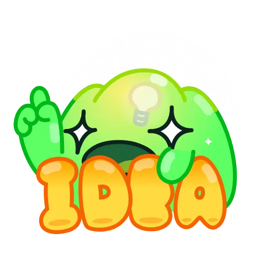 💡 Стикер «Jelly» для Telegram