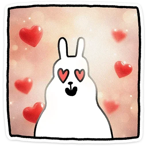 🥰 Стикер «Крольчик» для Telegram