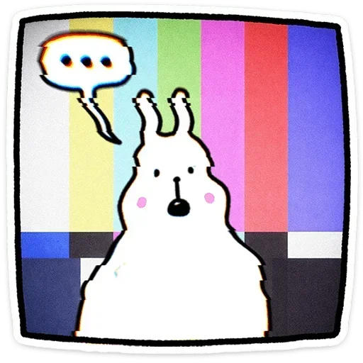 😶 Стикер «Крольчик» для Telegram