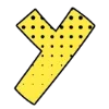 ❗ Эмодзи «Комикс-шрифт, жёлтый и белый, русские и английские» для Telegram