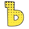 ❗ Эмодзи «Комикс-шрифт, жёлтый и белый, русские и английские» для Telegram