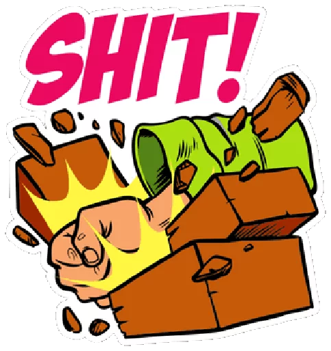 👊 Стикер «Comic Expressions» для Telegram