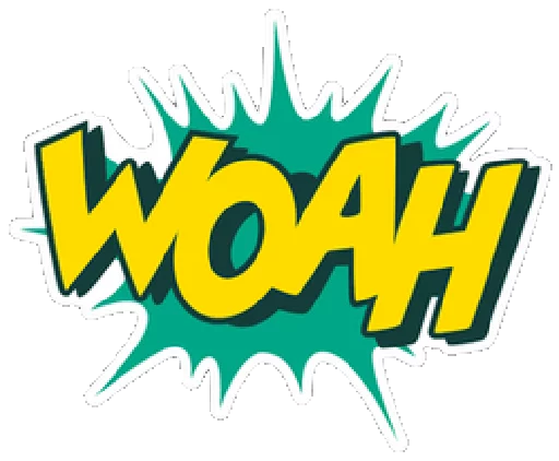 😮 Стикер «Comic Expressions» для Telegram
