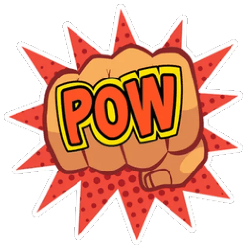 👊 Стикер «Comic Expressions» для Telegram