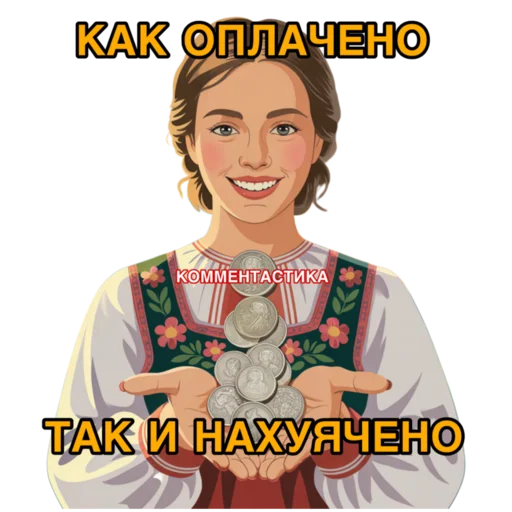Стикерпак КОММЕНТАСТИКА для Telegram — скачать