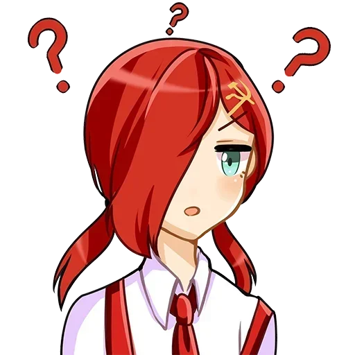 🧐 Стикер «communism-chan» для Telegram
