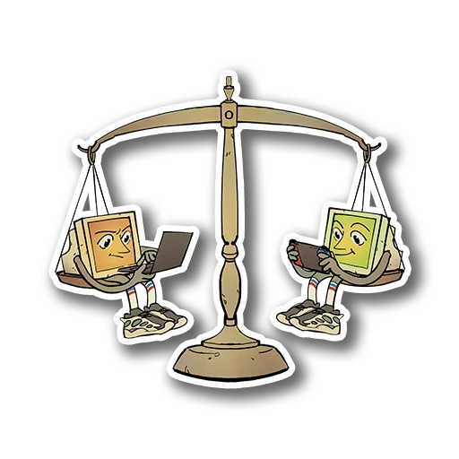 ⚖️ Стикер «EGOR COMPIK MASKOT» для Telegram