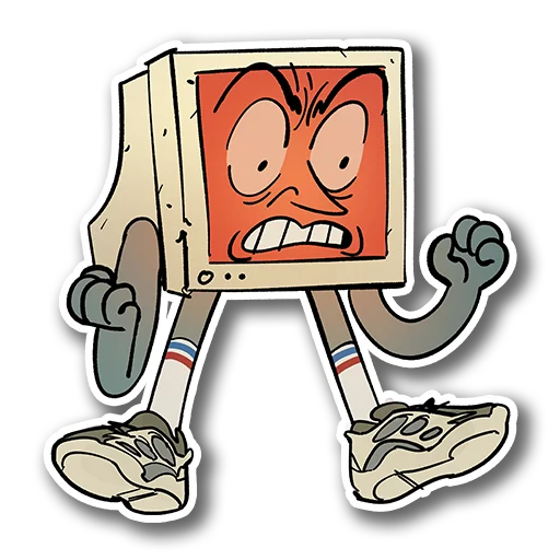 👺 Стикер «EGOR COMPIK MASKOT» для Telegram