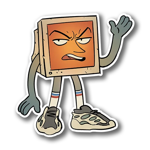 🤬 Стикер «EGOR COMPIK MASKOT» для Telegram
