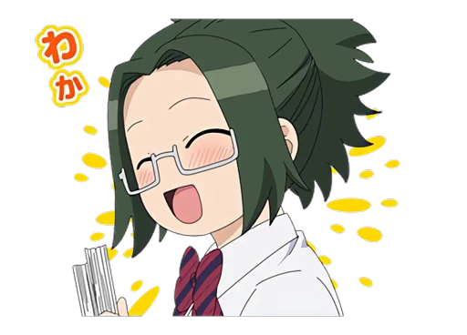 👌 Стикер «Komi-san wa Comyushou Desu» для Telegram