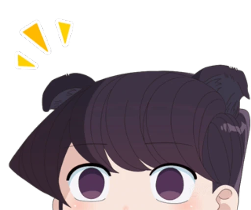 🐱 Стикер «Komi-san wa Comyushou Desu» для Telegram