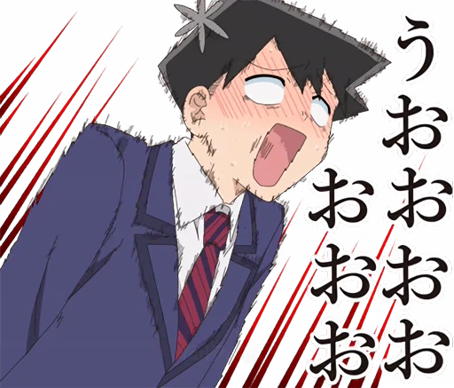 😱 Стикер «Komi-san wa Comyushou Desu» для Telegram