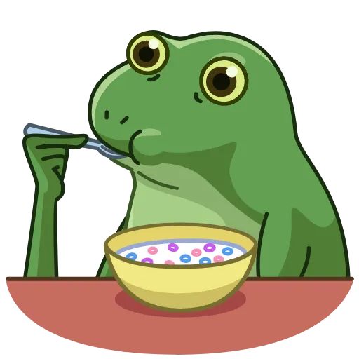 😦 Стикер «Concerned Froge» для Telegram