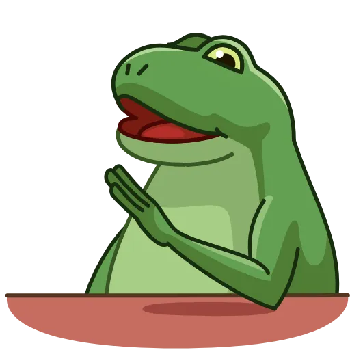 Стикерпак Concerned Froge для Telegram