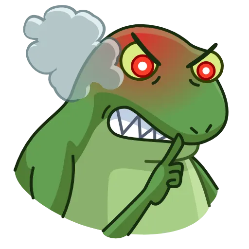 😡 Стикер «Concerned Froge» для Telegram