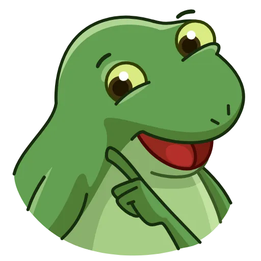 😏 Стикер «Concerned Froge» для Telegram