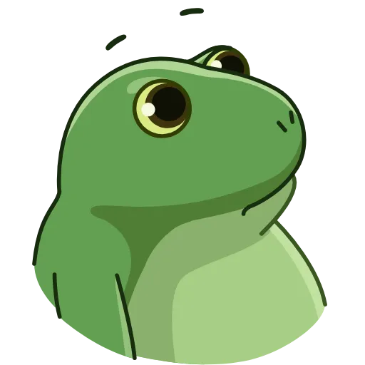 🤔 Эмодзи «Concerned Froge Emoji» для Telegram