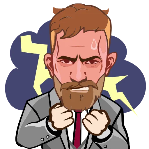 Стикерпак ConorAnimated для Telegram — скачать