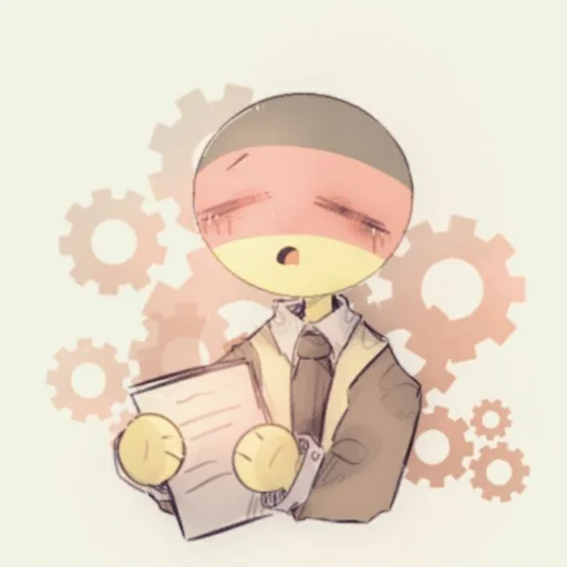 😭 Стикер «Contryhumans» для Telegram