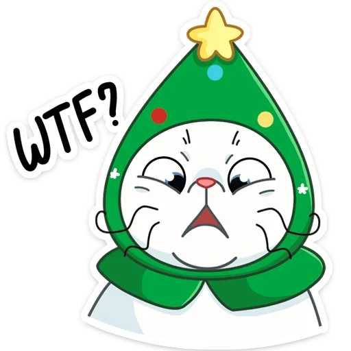 ⁉️ Стикер «Куки» для Telegram