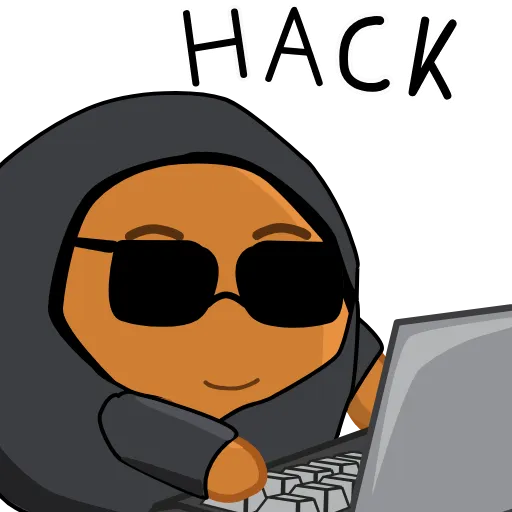 😎 Стикер «Cookie geek» для Telegram