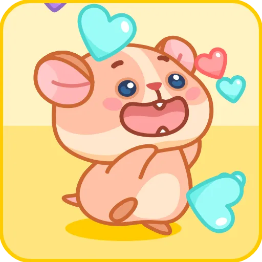 🥰 Эмодзи «Хомячок Коржик» для Telegram