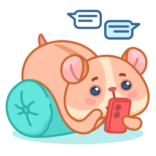 ⌨ Эмодзи «Хомячок Коржик» для Telegram
