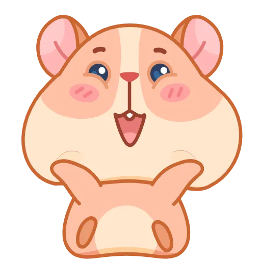 🐹 Эмодзи «Хомячок Коржик» для Telegram