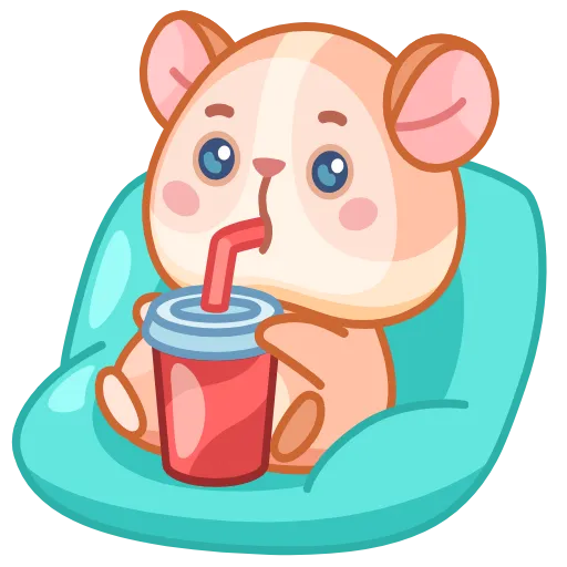 🤩 Эмодзи «Хомячок Коржик» для Telegram