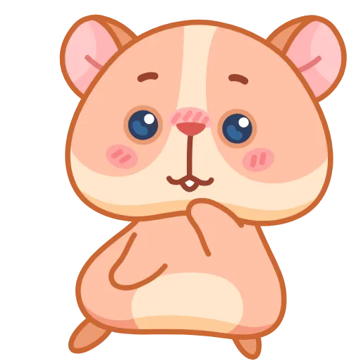 😏 Эмодзи «Хомячок Коржик» для Telegram