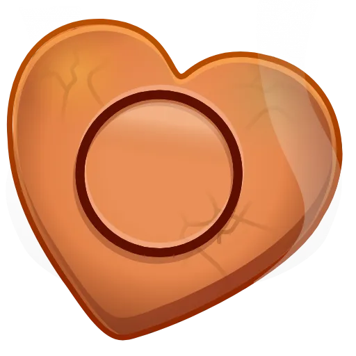🎁 Эмодзи «Cookie Heart >» для Telegram