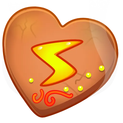 🎁 Эмодзи «Cookie Heart >» для Telegram