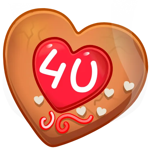 🎁 Эмодзи «Cookie Heart >» для Telegram