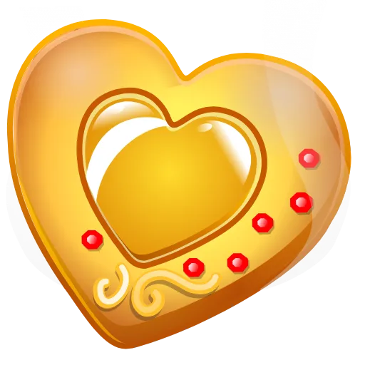 🎁 Эмодзи «Cookie Heart >» для Telegram