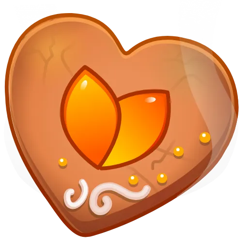 🎁 Эмодзи «Cookie Heart >» для Telegram