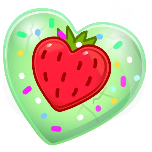 🍪 Эмодзи «Cookie Heart» для Telegram