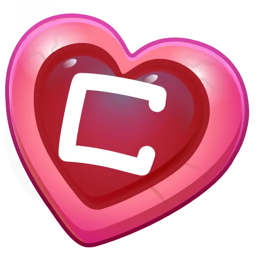 🍪 Эмодзи «Cookie Heart» для Telegram