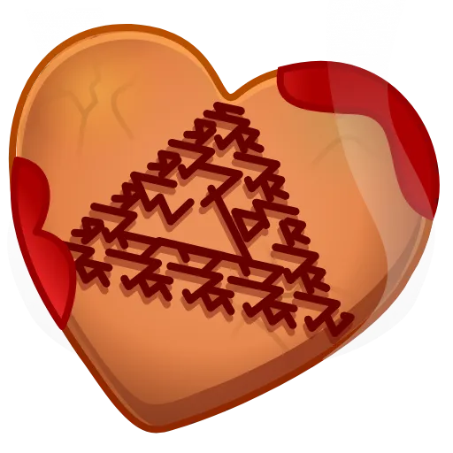 🍪 Эмодзи «Cookie Heart» для Telegram