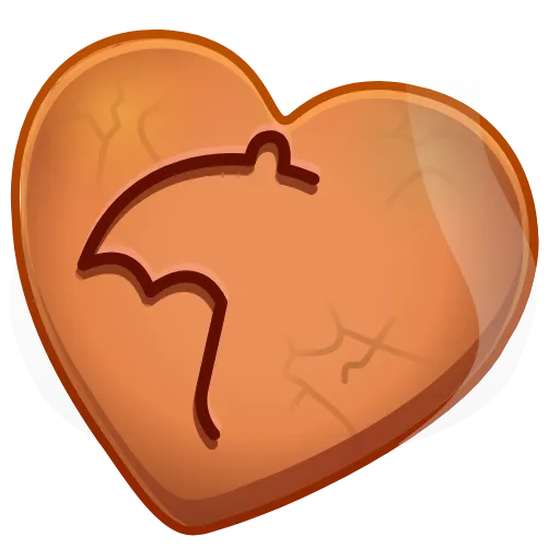🍪 Эмодзи «Cookie Heart» для Telegram