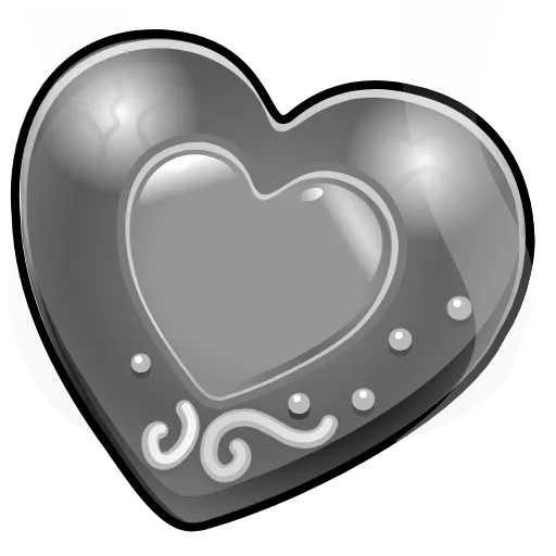 Эмодзи Cookie Heart для Telegram — скачать