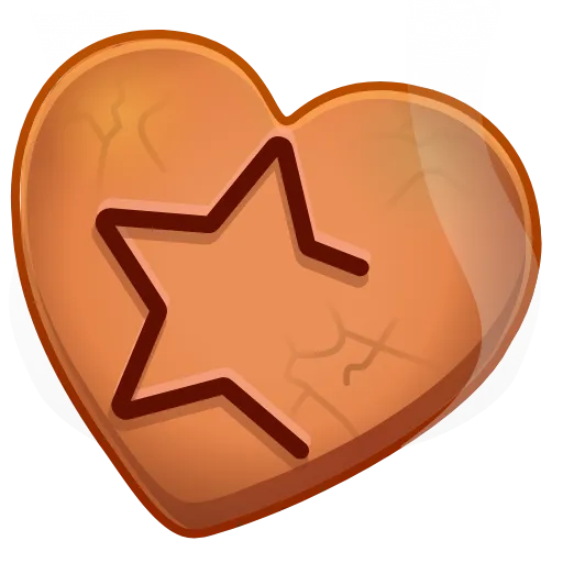 🍪 Эмодзи «Cookie Heart» для Telegram