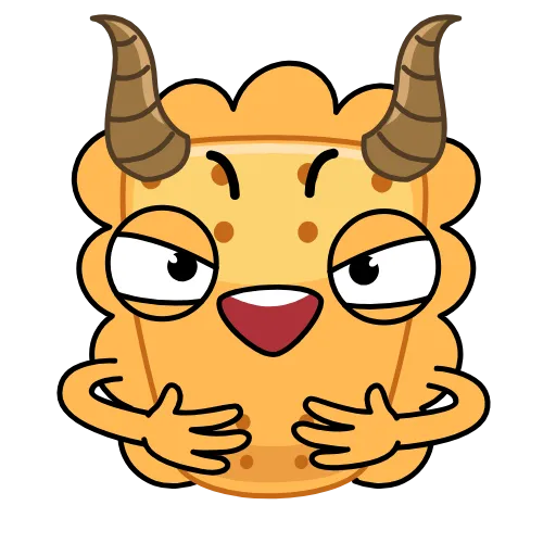 😈 Стикер «Печенька» для Telegram