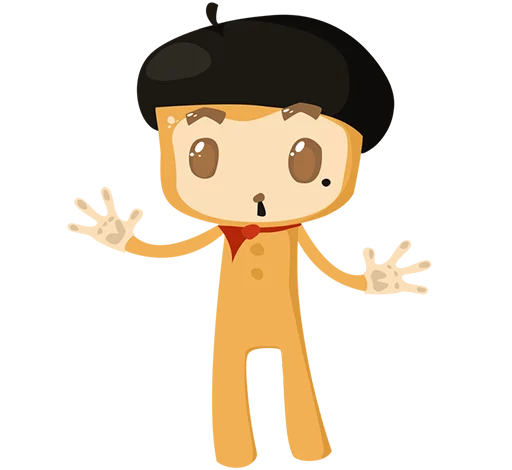 🌰 Стикер «Печенька Пикабу ч.1 Cookie stickers. pt.1» для Telegram