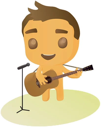 🎸 Стикер «Печенька Пикабу ч.1 Cookie stickers. pt.1» для Telegram