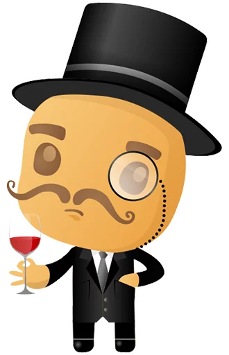 🍷 Стикер «Печенька Пикабу ч.1 Cookie stickers. pt.1» для Telegram