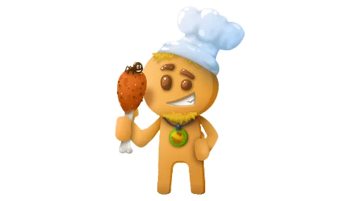 🍗 Стикер «Печенька Пикабу ч.1 Cookie stickers. pt.1» для Telegram