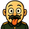 😝 Эмодзи «Добрый адмирал» для Telegram